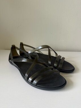 Crocs Iconic Comfort Strappy Jelly Sandals| US7